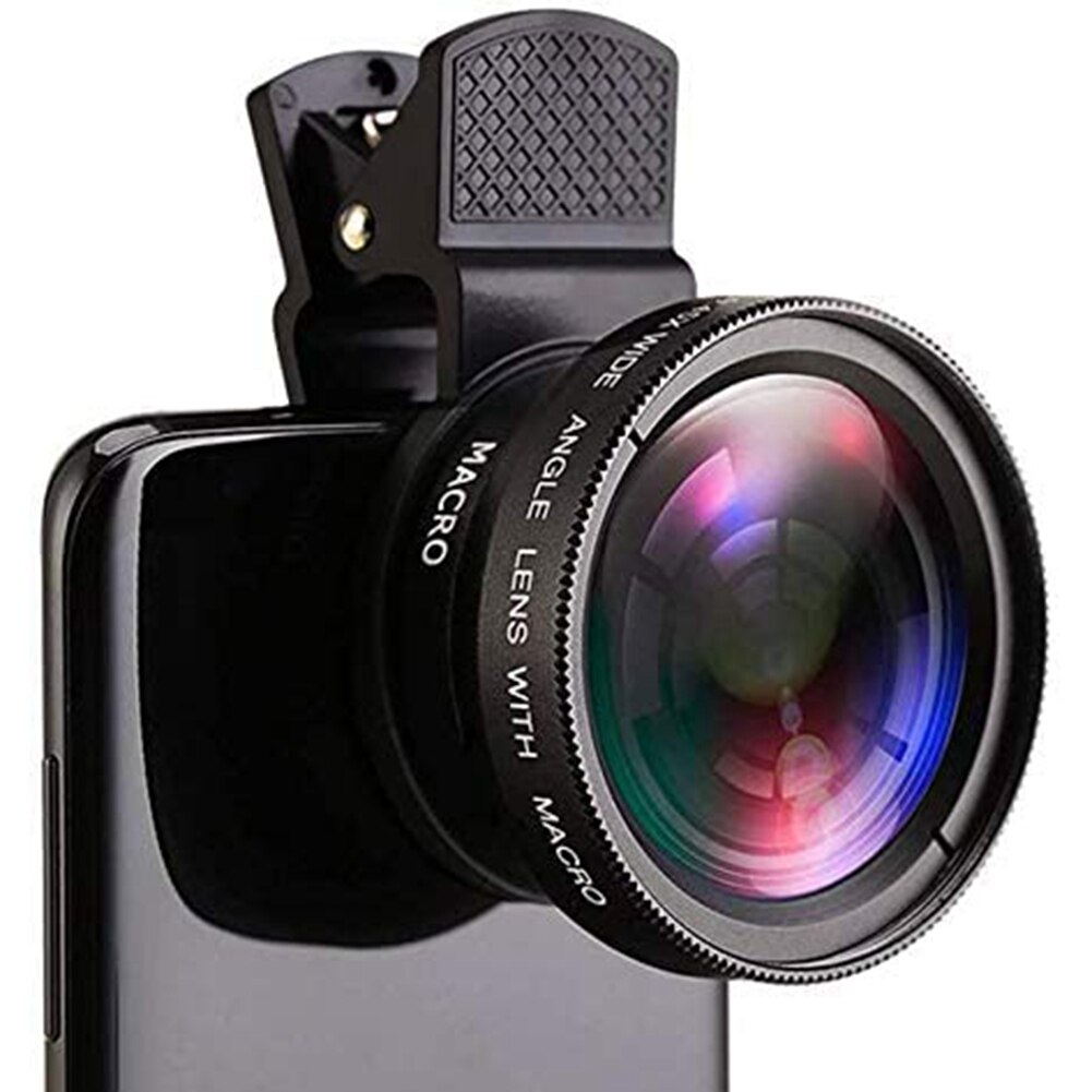 어안 휴대폰 렌즈, HD 카메라 렌즈, 매크로 클립 렌즈, 휴대폰 카메라용 광각 렌즈, 0.45X